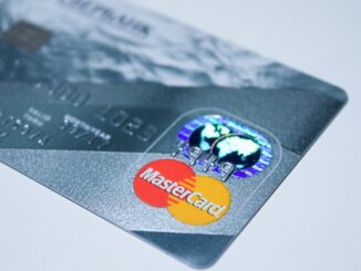 a plastic card, payment, money