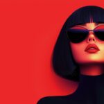 ai generated, woman, fashion, portrait, bold, stylish, sunglasses, beauty, glamour, modern, chic, elegant, confident, makeup, aesthetic
